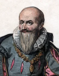 Maximilien de Bethune、サリー公（1559-1641）、フランスの兵士および大臣の肖像。